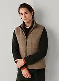 Thumbnail 2 of Hackett Men's Wool Blend Tattersall Padded Gilet - Tetley Beige