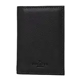 Thumbnail 1 of Hackett Men's Saffiano Leather Textured Bi-Fold Wallet - Brown