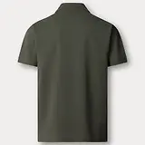 Thumbnail 2 of Hackett Men's Slim Fit Short Sleeve Logo Pique Polo Shirt - Stone Green