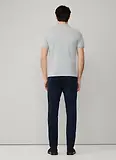 Thumbnail 7 of Hackett Men's Slim Fit Short Sleeve Pique Polo Shirt - Light Grey Marl