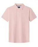 Thumbnail 1 of Hackett Men's Slim Fit Short Sleeve Pique Polo - Summer Pink