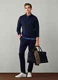 Thumbnail 4 of Hackett Men's Travel Cotton Quarter Zip Sweat - Old Navy