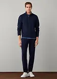 Thumbnail 5 of Hackett Men's Travel Cotton Quarter Zip Sweat - Old Navy