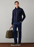 Thumbnail 4 of Hackett Men's Travel Hybrid Full Zip Sweat - Old Navy