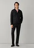 Thumbnail 5 of Hackett Men's Stretch Cashmere 4 Pocket Overshirt - Charcoal Grey