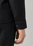 Thumbnail 7 of Hackett Men's Stretch Cashmere 4 Pocket Overshirt - Charcoal Grey