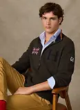 Thumbnail 2 of Hackett Men's Merino Wool Rally Full Zip Cardigan - Hunter Green