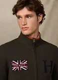 Thumbnail 6 of Hackett Men's Merino Wool Rally Full Zip Cardigan - Hunter Green