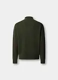 Thumbnail 9 of Hackett Men's Lambswool Half Zip Sweater - Hunter Green