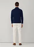 Thumbnail 6 of Hackett Men's Cotton Quarter Zip Jumper - Navy