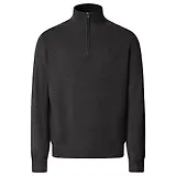Thumbnail 1 of Hackett Men's Cotton Quarter Zip Jumper - Charcoal Grey