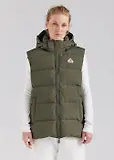 Thumbnail 3 of Pyrenex Unisex Spoutnic Mini Ripstop Down Vest - Deep Khaki