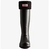Thumbnail 2 of Hunter 6 Stitch Cable Tall Boot Socks - Black