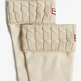 Thumbnail 3 of Hunter 6 Stitch Cable Tall Boot Socks - Hunter White