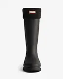 Thumbnail 2 of Hunter Recycled Downpour Fleece Tall Boot Socks - Black