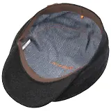 Thumbnail 3 of Stetson Hatteras Noir Wool/Cashmere Flat Cap - Anthracite Melange
