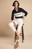 Thumbnail 3 of Holland Cooper Women's Sporting Heritage Zip Henley - Ink Navy