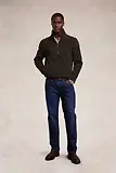 Thumbnail 8 of Holland Cooper Men's Country Fleece Quarter Zip - Khaki