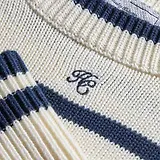 Thumbnail 7 of Holland Cooper Women's Antonia Crew Neck Knit - Navy Blue / Natural Stripe