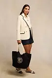Thumbnail 4 of Holland Cooper Women's Classic Shopper - Navy Ecru