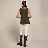 Thumbnail 6 of Holland Cooper Women's Country Fleece Gilet - Khaki Borg