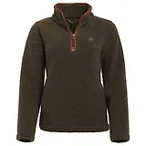 Thumbnail 1 of Holland Cooper Women's Country Fleece Quarter Zip - Khaki Borg