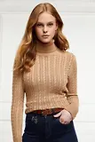 Thumbnail 3 of Holland Cooper Women's HC Slim Logo Belt - Tan