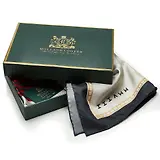 Thumbnail 3 of Holland Cooper Women's Nine Horse Silk Scarf - Nine Horse