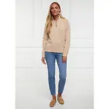 Thumbnail 3 of Holland Cooper Women's Tori Quarter Zip Knit - Camel