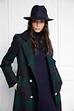Thumbnail 4 of Holland Cooper Trilby Hat Spot Feather - Ink Navy
