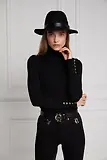 Thumbnail 5 of Holland Cooper Women's Buttoned Knit Roll Neck - Black