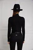 Thumbnail 11 of Holland Cooper Women's Buttoned Knit Roll Neck - Black