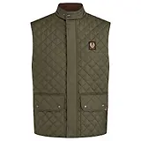 Thumbnail 1 of Belstaff Men's Quilted Recycled Nylon Icon Gilet - Faded Olive