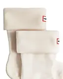 Thumbnail 2 of Hunter Recycled Fleece Cuff Short Boot Socks - White
