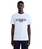 Thumbnail 4 of Napapijri Men's Aylmer Short Sleeve T-Shirt - White