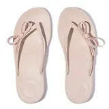 Thumbnail 4 of FitFlop Women's iQUSHION Glitz-Bow Flip Flops - Nude Rose