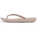 Thumbnail 7 of FitFlop Women's IQUSHION Ergonomic Multi-Crystal Flip-Flops - All Nude Rose