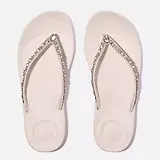 Thumbnail 4 of FitFlop Women's IQUSHION Multi-Crystal Ergonomic Flip-Flops - Nude Rose