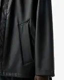 Thumbnail 9 of Hunter Unisex Downpour Izzy Pu Hooded Jacket - Black