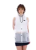 Thumbnail 13 of Hunter Unisex Downpour Izzy Pu Hooded Jacket - Clear Matte