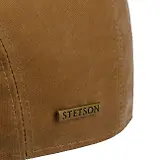 Thumbnail 4 of Stetson Ivy Waxed Cotton Flat Cap Hat - Chestnut Brown