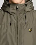 Thumbnail 4 of Lyle & Scott Men's Lightweight Hooded Zip Through Jacket - Khaki Ash