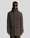 Thumbnail 2 of Lyle & Scott Men's Waterproof Mac Raincoat - Charcoal Marl