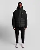 Thumbnail 3 of Lyle & Scott Men's Sports Hybrid Puffer Jacket - Jet Black