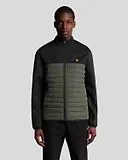 Thumbnail 2 of Lyle & Scott Men's Sports Hybrid Fleece Jacket - Jet Black/ Granite
