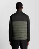 Thumbnail 5 of Lyle & Scott Men's Sports Hybrid Fleece Jacket - Jet Black/ Granite