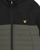 Thumbnail 7 of Lyle & Scott Men's Sports Hybrid Fleece Jacket - Jet Black/ Granite