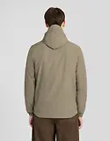 Thumbnail 5 of Lyle & Scott Men's Contrast Zip Through Hooded Jacket - Khaki Ash/Jet Black