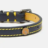 Thumbnail 3 of Joules Leather Dog Collar - Navy