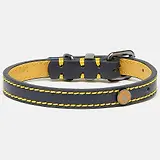 Thumbnail 5 of Joules Leather Dog Collar - Navy